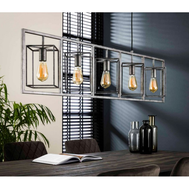 ZI Hanging lamp 5L cubic tower